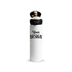 Custom 500ml Stainless Steel Water Bottle with Pop Lid Fann Bliss
