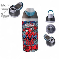Spider-Man Grey Bottle 500 & 720ML
