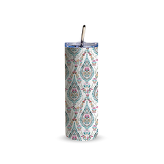 Arabian Bloom 600ml Tumbler with Straw