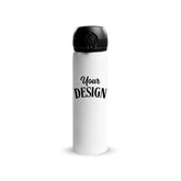 Custom 500ml Stainless Steel Water Bottle with Pop Lid Fann Bliss