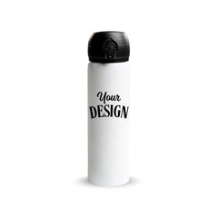 Custom 500ml Stainless Steel Water Bottle with Pop Lid Fann Bliss