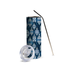 Midnight Lanterns 600ml Tumbler with Straw