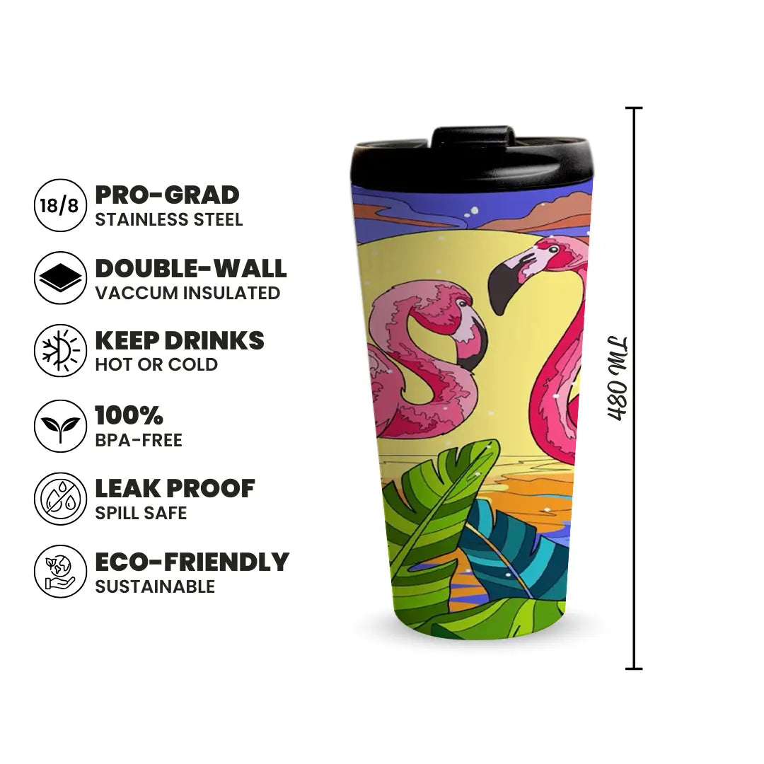 Flamingos 480ml Tumbler