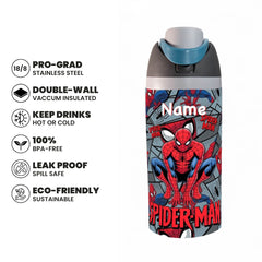 Spider-Man Grey Bottle 500 & 720ML