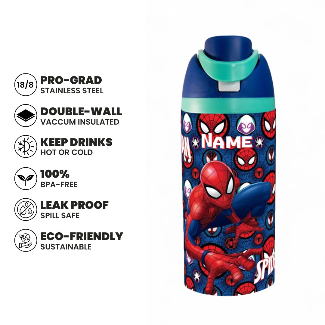 Spider-Man Mask Blue Bottle 500 & 720ML