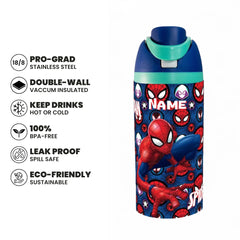 Spider-Man Mask Blue Bottle 500 & 720ML