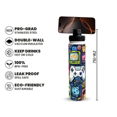 Game Mode On 750ml Bottle with MagSafe Lid