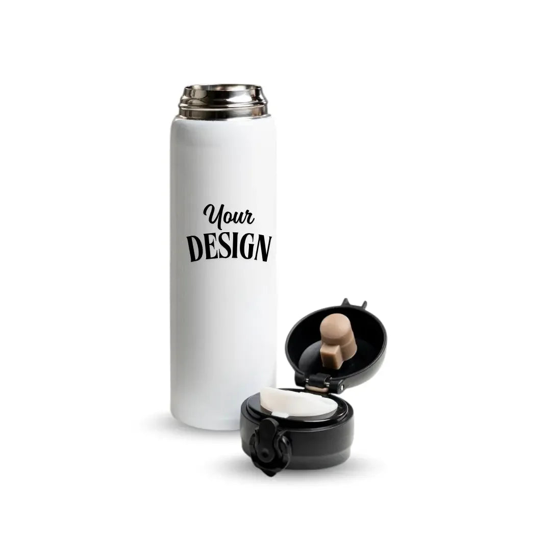 Custom 500ml Stainless Steel Water Bottle with Pop Lid Fann Bliss