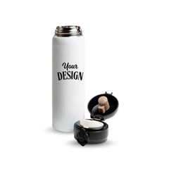 Custom 500ml Stainless Steel Water Bottle with Pop Lid Fann Bliss