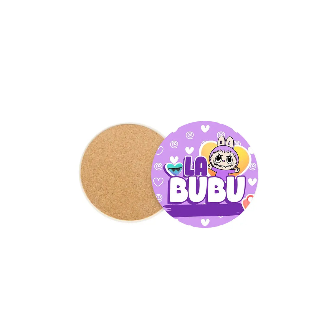 Labubu Ceramic Round Coaster Fann Bliss