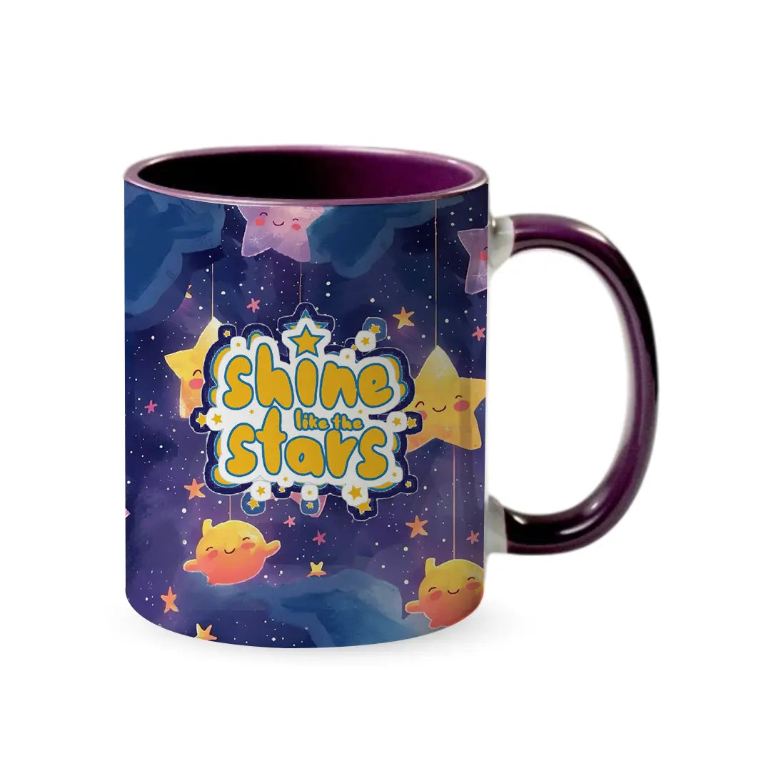 Shine Like the Stars 320ml Ceramic Mug Fann Bliss