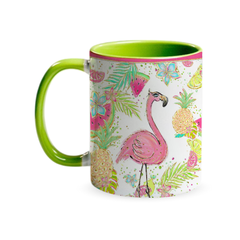 Flamingo Splash 320ml Ceramic Mug