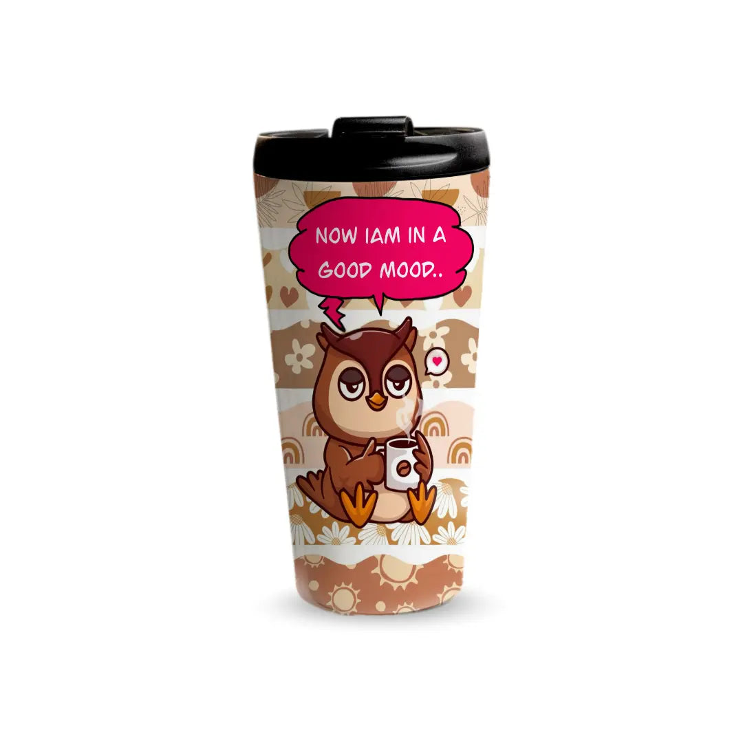 Good Mood Owl 480ml Tumbler Fann Bliss