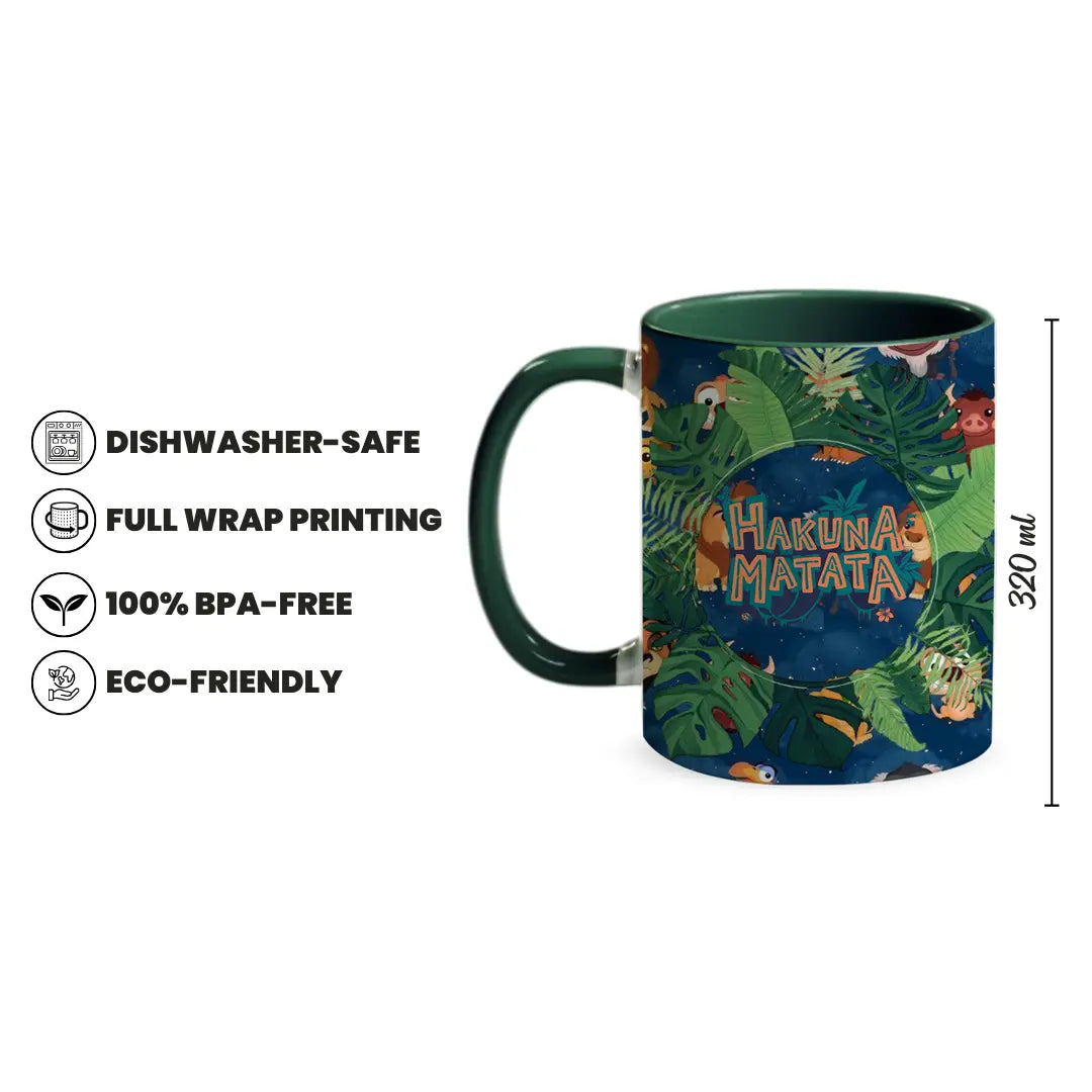 Hakuna Matata 320ml Ceramic Mug Fann Bliss