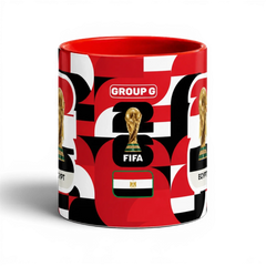 Shop the Egypt World Cup Mug – 320ml by Fann Bliss. A glossy full-wrap ceramic mug with a bold Egypt football fan design, perfect for match days and gifts.