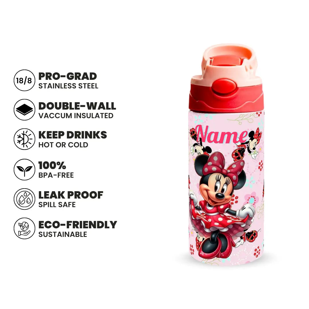 Minnie Mouse Bottle 350 & 500ML Fann Bliss