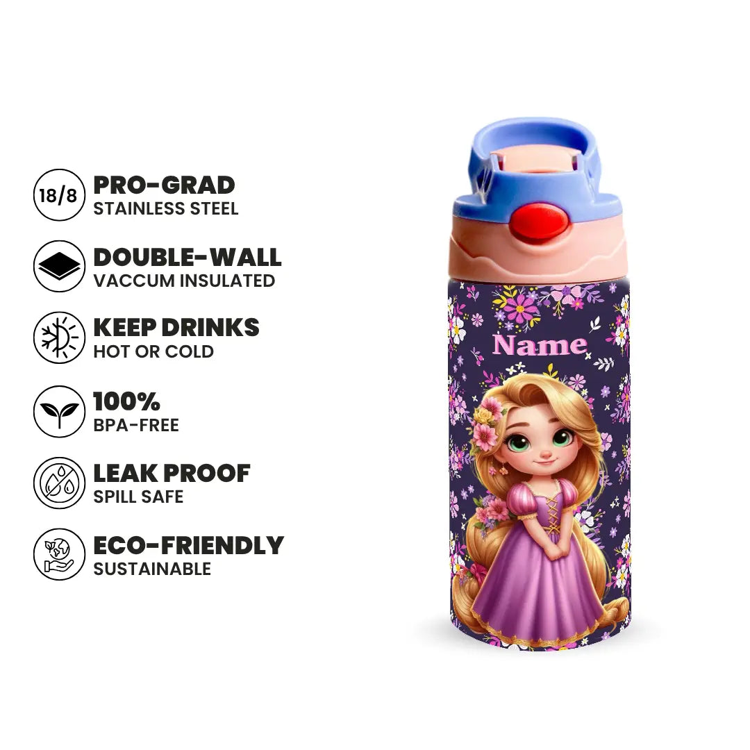 Rapunzel Floral Charm Bottle 350 & 500ML Fann Bliss