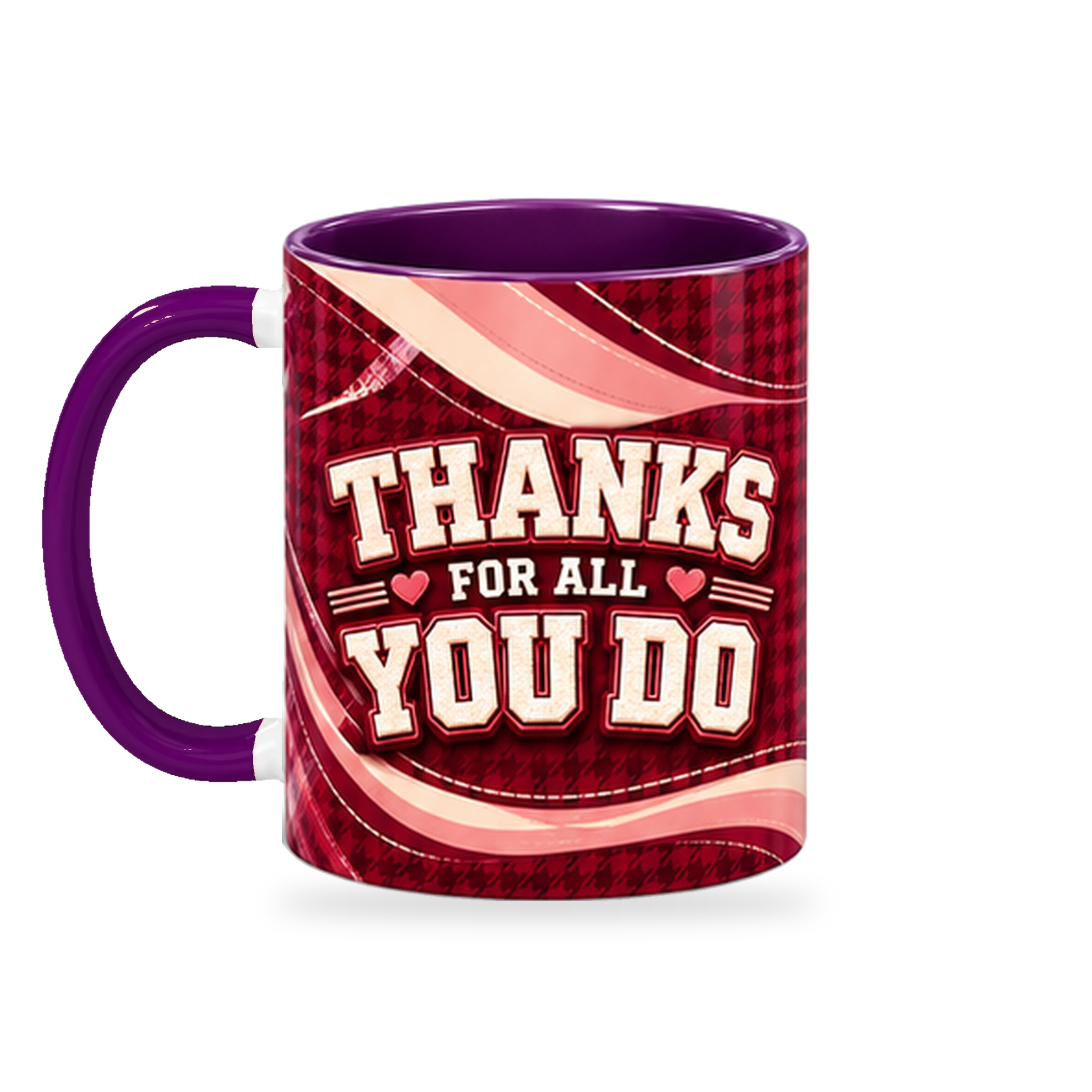 A Plus Teacher Mug – 320ml — left view on a transparent background