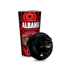 Albania 480ml tumbler with removable leak-proof lid