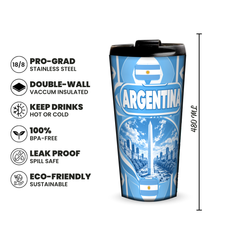 Argentina 480ml insulated tumbler features and size