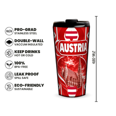 Austria 480ml insulated tumbler features and size