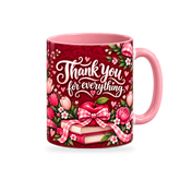 Big Heart Mug – 320ml — right view on a transparent background