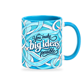 Big Possibilities Mug – 320ml — right view on a transparent background