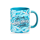 Big Possibilities Mug – 320ml — right view on a transparent background