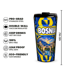 Bosnia 480ml insulated tumbler features and size