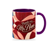 Bright Minds Mug – 320ml — right view on a transparent background