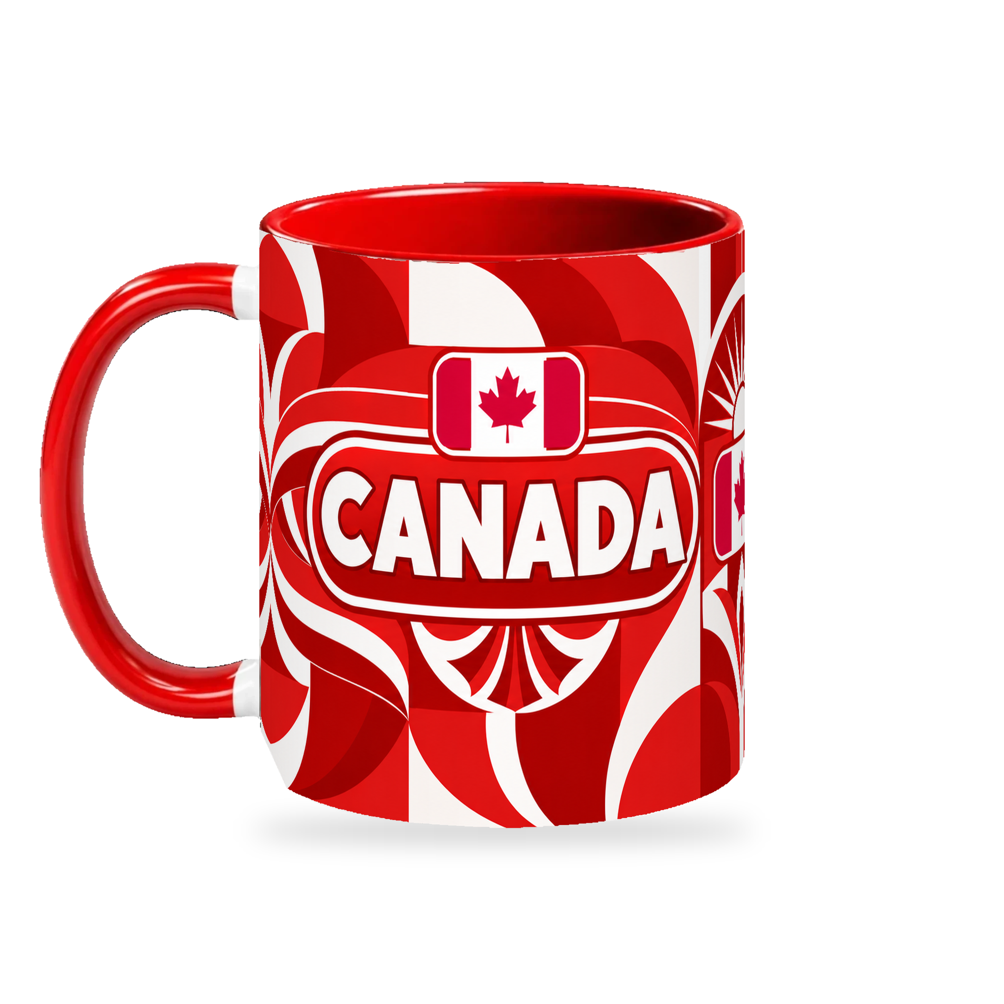 Canada Mug – 320ml — left-handle view on a white background with a soft shadow