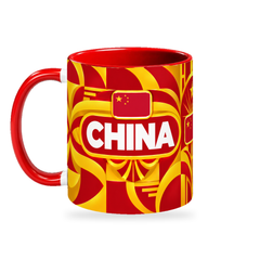 China Mug – 320ml — left-handle view on a white background with a soft shadow