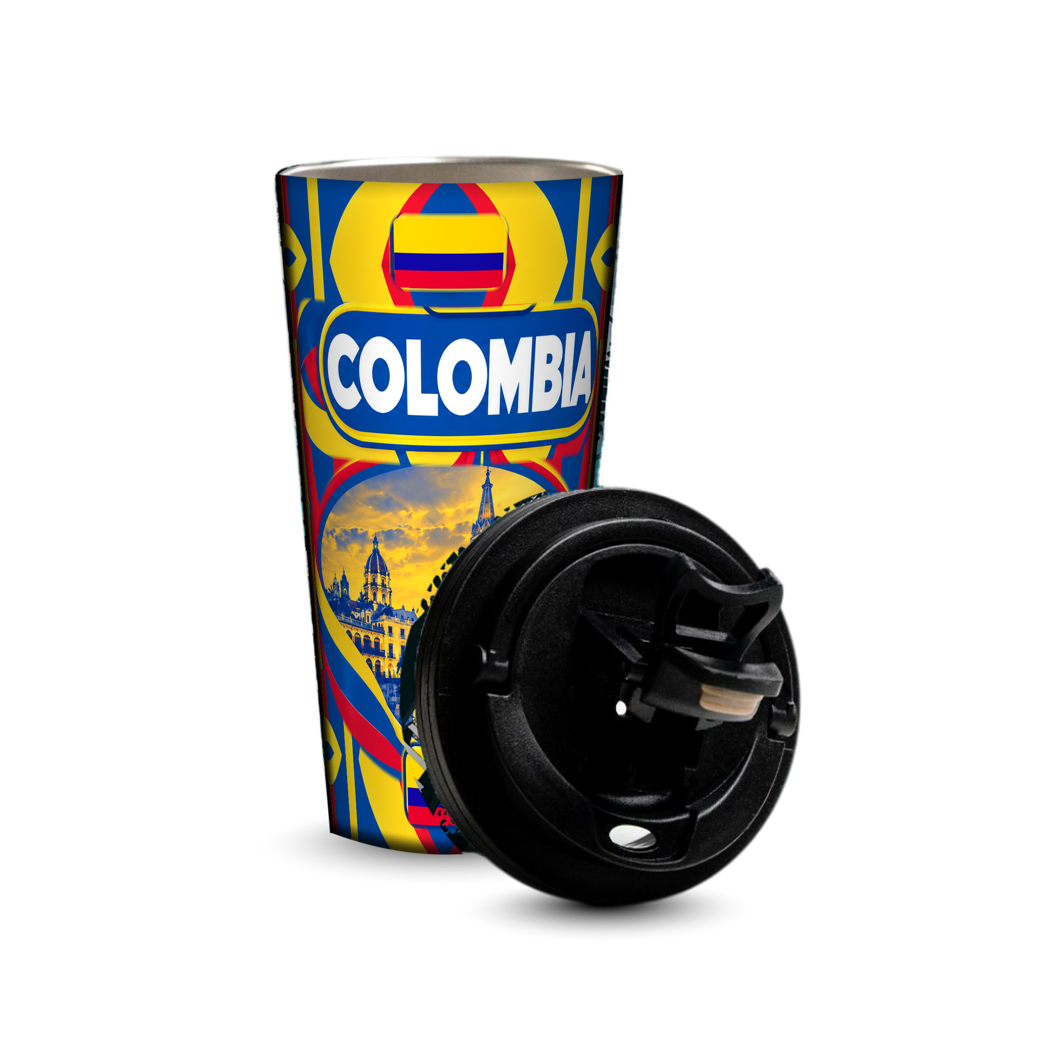 Colombia 480ml tumbler with removable leak-proof lid