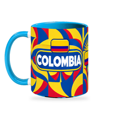 Colombia Mug – 320ml — left-handle view on white with a soft shadow