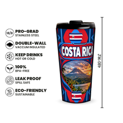 Costa Rica 480ml insulated tumbler features and size