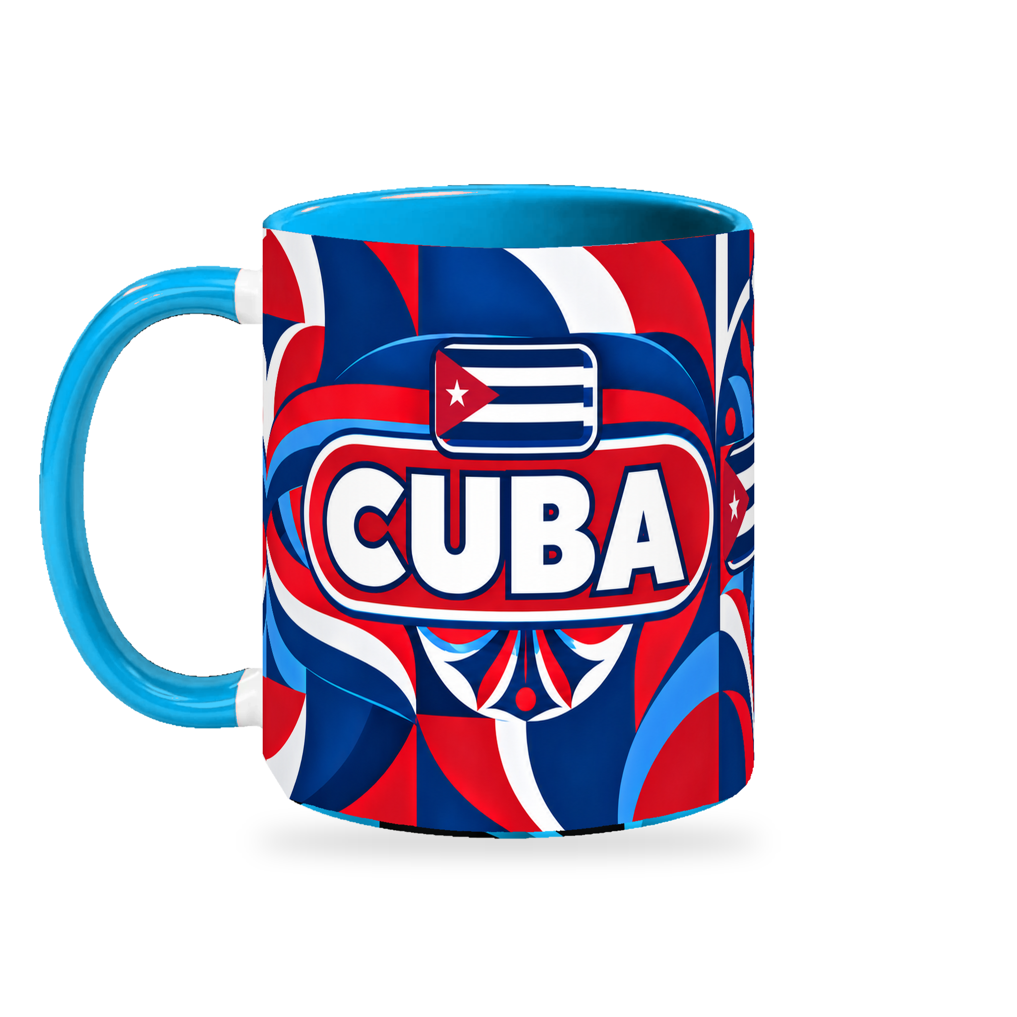 Cuba Mug – 320ml — left-handle view on white with a soft shadow