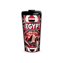 Egypt 480ml tumbler front view with country design