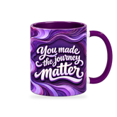 Extra Mile Mug – 320ml — right view on a transparent background