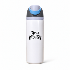 Grey-Blue | 720ML | Custom FreeSip water bottle - single