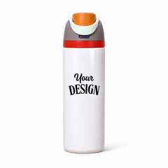 Grey-Red | 720ML | Custom FreeSip water bottle - single