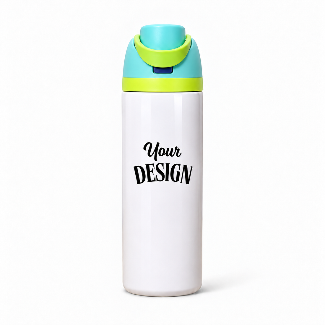 Light Blue-Yellow | 720ML | Custom FreeSip water bottle - single