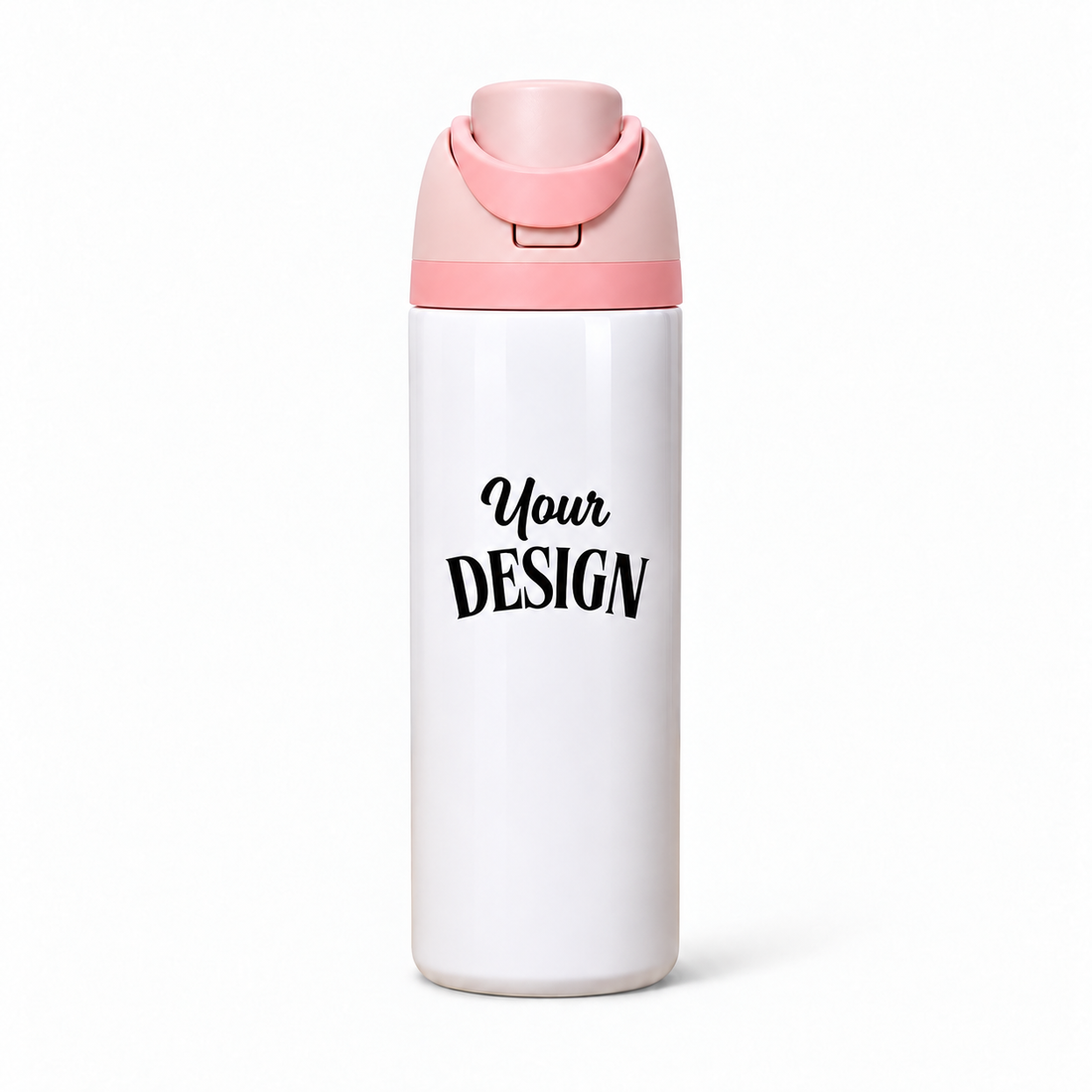 Pink-Pink | 720ML | Custom FreeSip water bottle - single