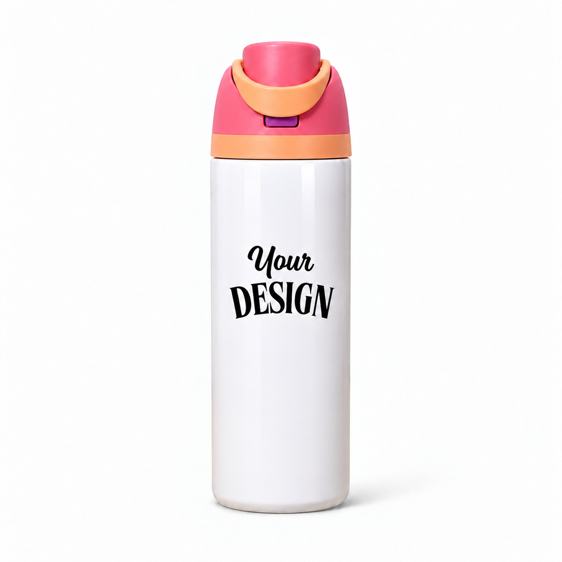 Pink-Orange | 720ML | Custom FreeSip water bottle - single