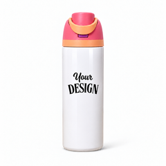 Pink-Orange | 720ML | Custom FreeSip water bottle - single