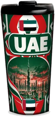 UAE 480ml tumbler cutout on transparent background