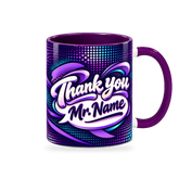 Find Your Voice Mug – 320ml — right view on a transparent background