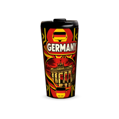 Germany 480ml tumbler front view with country design