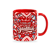 Grateful Hearts Mug – 320ml — right view on a transparent background