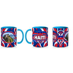Haiti Mug – 320ml — three matching angles together on white with a soft shadow