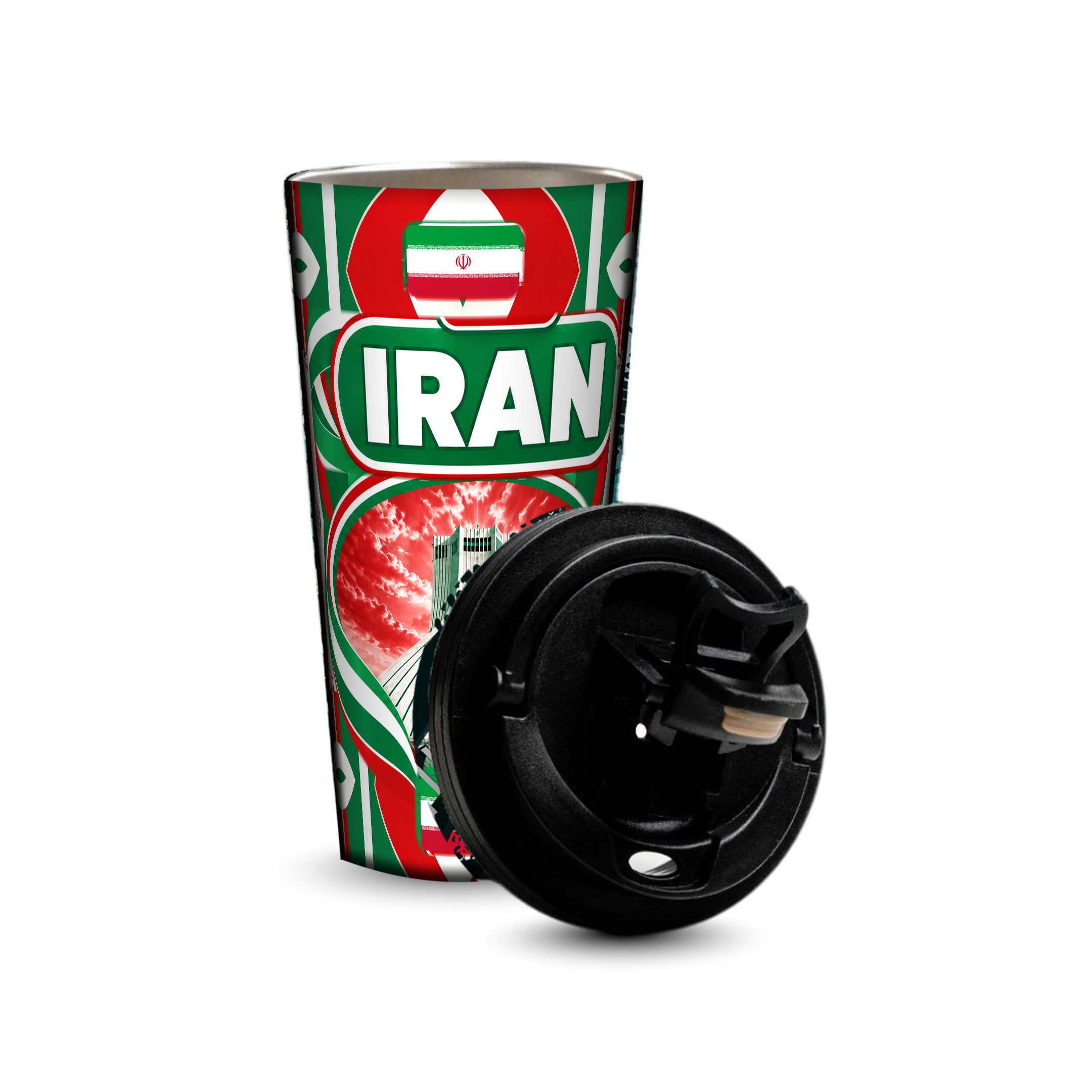 Iran 480ml tumbler with removable leak-proof lid